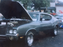 Purchased a 1972 olds cutlass that has been since 2001, these are pictures from previous owner.
