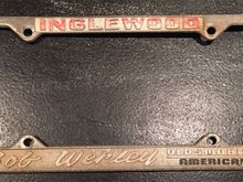 Bob Werley Oldmobile of Inglewood California - Plate Surround