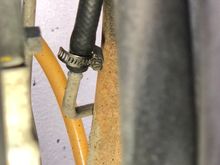 Line I hooked up from fuel tank Return?