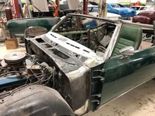 Windshield header and cowl repairs 