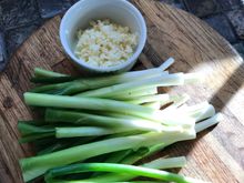 Garlic & scallions