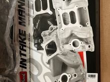 I went with the Edelbrock 2711 intake manifold.