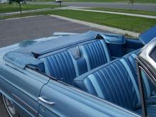 Original 1962 interior, including factory convertible boot