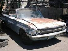 Blue 1962 F-85 Convertible Parts Car.