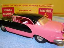 1956 Oldsmobile Ninety Eight Holiday Sedan Promo Model Car - Island Coral