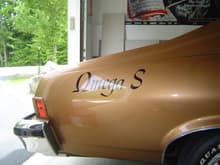 Oldsmobile Omega Factory Decals-found