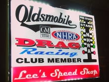 130.00 + Shipping if you have a racing or Speed Shop , in lights too with your name on it. 