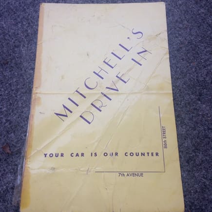 Mitchell’s menu from my old Dyker Height’s neighborhood before my time . I heard plenty of street action stories about that place . It became a Weston’s than a Nathan’s for years which was recently demolished to build a school or apartments. Vacant lot now . 