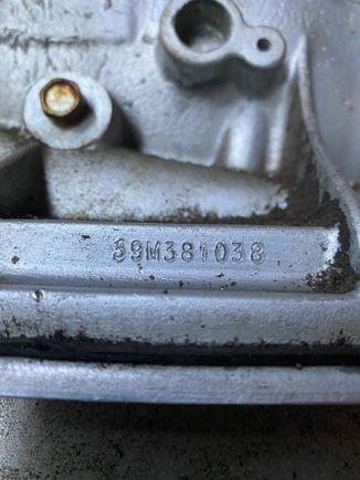 Here’s a picture of the number on the side of the transmission.. what do we kno joe joe?