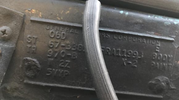 Cowl tag verifies it's a true 442, and exterior and interior colors are true to the original.