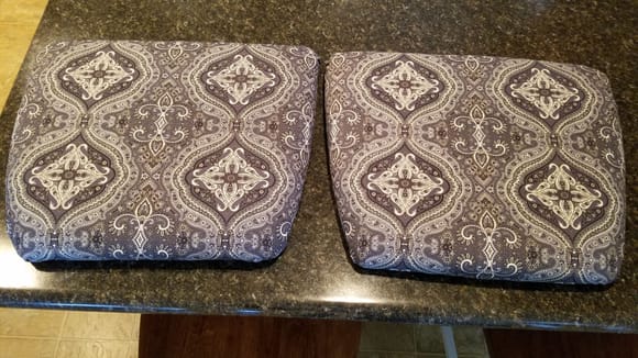 Reupholstered seats