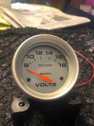 Autometer Ultra-Lite  2 1/16 voltmeter $50