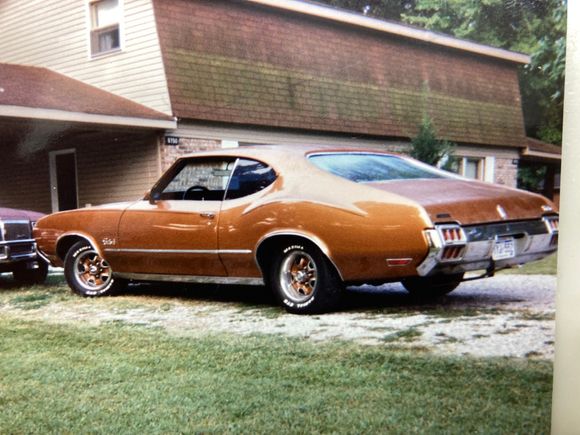 Where my Olds journey began, June of 1994. 1972 Cutlass S.