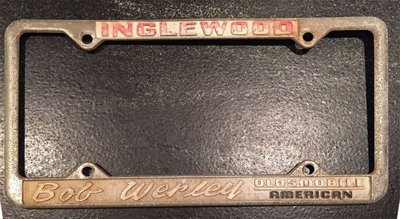 Bob Werley Oldmobile of Inglewood California - Plate Surround