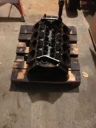 Found a nice Diesel DX block and crank on Friday for $250 bucks! Not a bad deal considering they are in my neck of the woods!