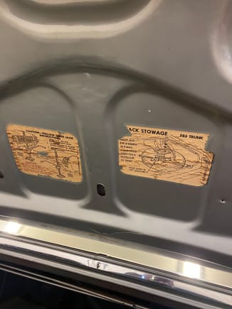 Are these stickers indicative or exclusive to car equipped with basic steel wheel spare ? 