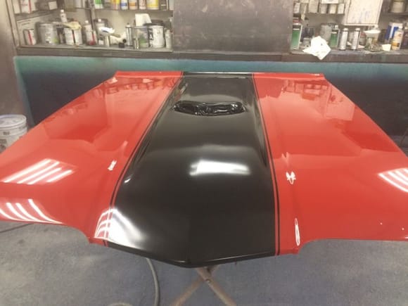 With paint. Truly a hood that GM should have made. 1 of 1