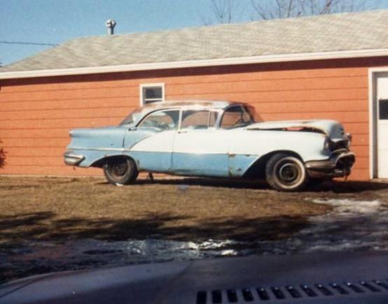 Car I pulled from a yard in Wis full of 1950's cars,cant find the yard now!