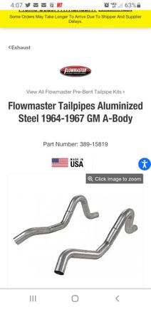 Looking for this style in a 2.5 inch. Flowmaster only has them in a 3". Does anyone have any idea where i can find this style in a 2.5"? 