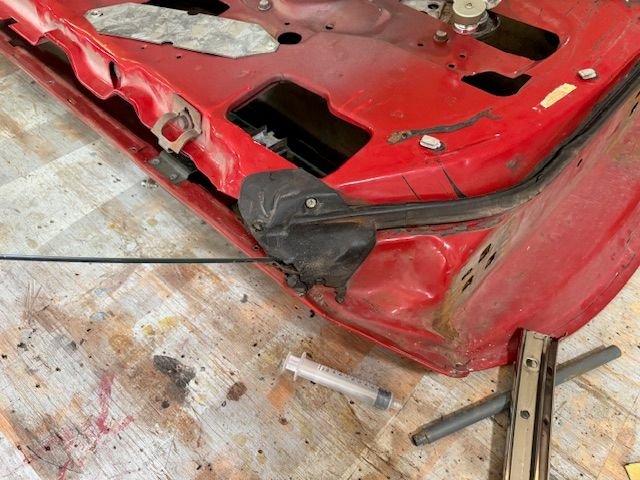 Old door seal is really bad.  I take pics before removal, in case I forget how they go back on.  It will be awhile before that happens.  Door interior to the edge will get new paint before that happens.