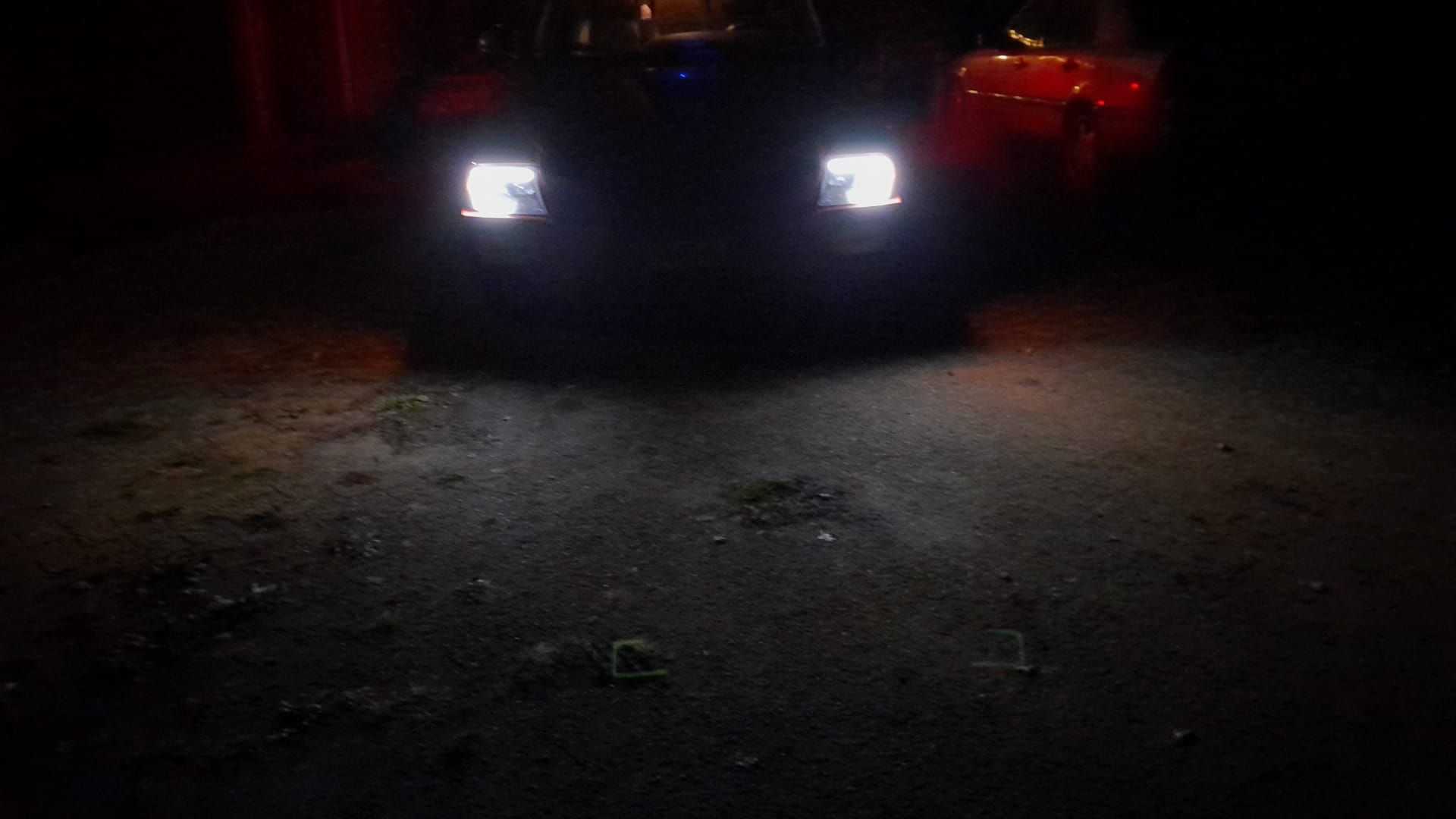 This is just the led driving lamps turned on