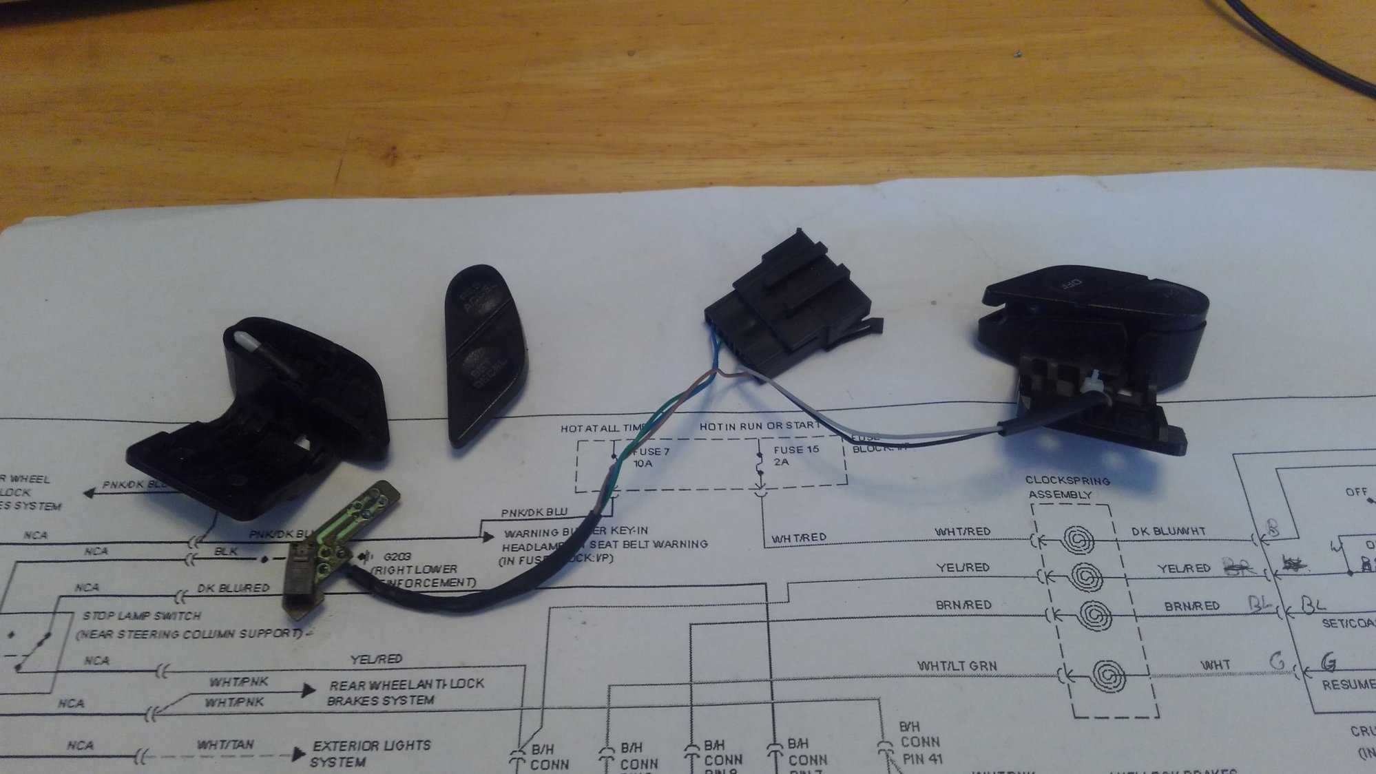 1992 dakota cruise control