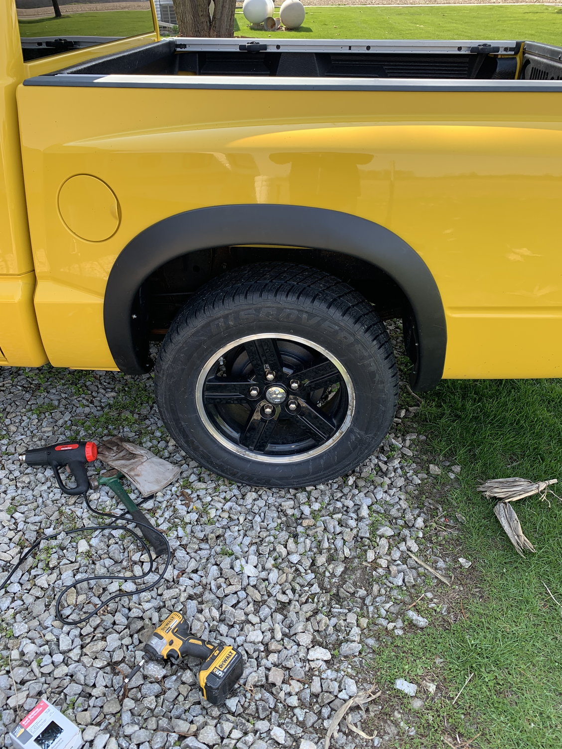 dodge ram fender flares to cover rust