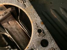 Surprised it isn’t busted through but clearly washed out. 