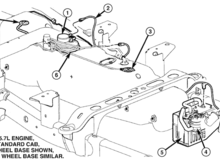 2005 Ram 2500 5.7L Hemi Fuel System