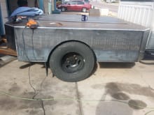 10 gauge steel built to truck in driveway at home