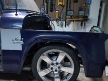 Sitting right where I want it. I should be able to lower it or raise it by about an inch with the coil overs. 