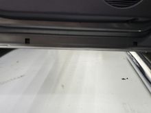 Rear Door no seal.