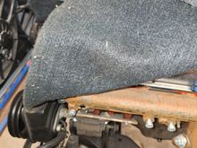 Drivers side mount.