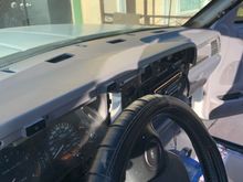 Dry fit of the dash.  The color is a little lighter than the presidio gray, but may hold what I got. 