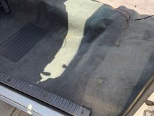 Still need to finish the install.  This is a dry fit, figure I will let the sun stretch out the material.