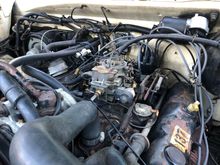 Air cleaner removed,