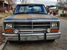 Font of the truck as I bought it