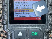 Yes i do, I think it is the mode ‘data stream’  it lets me see the 02 sensors,vss,map, ect…