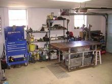 Much cleaner. I still need to get some of the big stuff out in the building, but I have to get some concrete to do that. 