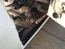 The sound deadener started going in