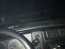 Dash cover (not pinned down)