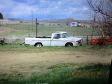 I couldn't find many photos, this is the truck but the picture is low quality, I had to take a picture of the photo while it was on the digital frame. The truck is still at my grandfather's house about two and a half hours away from where I live, so this is the best I can do for now.