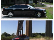 First Charger 2007. 3.5L added orange stripes and Harley Davidson badging. Named it Harley-Charge