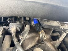 3years of high idol FIXED with cap on TB where purge valve goes!!! Buying a new one tomorrow can I drive like this or should I hook it back up until I can get a new one tomorrow? THANK YOU!! 