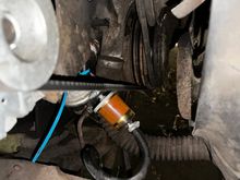 Fuel filter that guy has on truck.