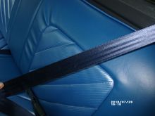 Navy seat belts also new
