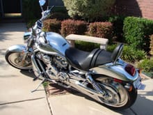 2003 Harley Davidson 100th Anniversary Edition V-ROD - poor thing probly feels neglected since I got the new Harley.