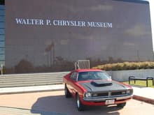 1972 Dodge Demon 340 at the Chrysler Museum