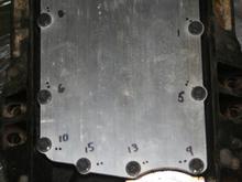 dots so I remember I torqued the particular bolt (1st dot means/ment that bolt was torqued to 12 in. lbs. and second dot represents 48 in. lbs. and so on...helpful if you have memory issues eh..
