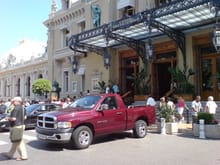 in front of the casino in Monte Carlo